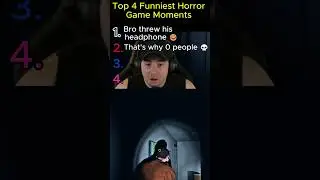 Top 4 Funniest Horror Game Moments That Made Us Cry Laughing! 😂💀