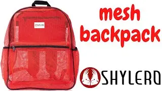 SHYLERO Mesh Backpack (Red)