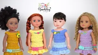 Crochet Basic Top for 14 inch doll | HappyBankyCraftymom