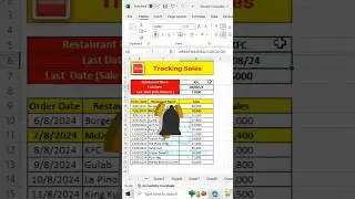 🤷🏻 Zomato sales report in excel #shorts #excel