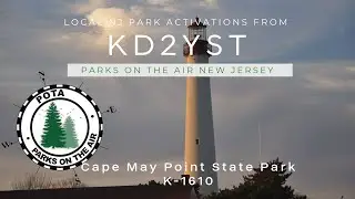 Cape May POTA Activation Parks on the Air K 1610 AA2SD  SJRA Club South Jersey Radio Association