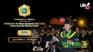 🔴 (Live) Wisuda Ke-76 Universitas Ibn Khaldun Bogor