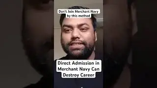 Direct Admission in Merchant Navy Can Destroy Career #merchantnavy #seafarer #destroy #ytshorts #fyp