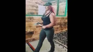 OMG 😱 Female Bodybuilder 💪 Hit The Target 🎯 With Axe 🪓|Abbas Fitness Warrior
