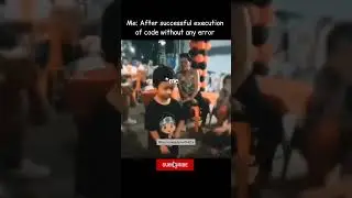 Me: After successful execution of code without any bug 😂 #funny #shorts @LearnComputerWithRCS