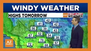 Windy weather picks up across Phoenix area