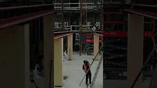 Yonge St. Project - Installing the steel beams