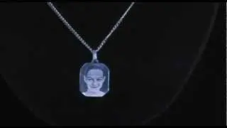 Rhodium Pendant (octagon)