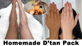Homemade D Tan Pack || Best Tan Removal Pack || De-Tan Face Clean up | Get Glowing & Clean Skin