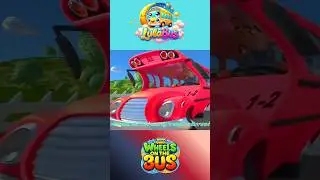 [1 MINUTE LOOP ] 🚍 Wheels on the Bus Sound Variations Remix 🎶 || Several Version | LullaBus #shorts