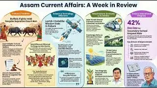 Assam Weekly Current Affairs // Jan 2nd Week// buffalo fights// Lachit-1 satellite