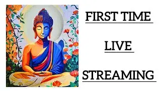 acrylic Buddha painting | #youtube #live #art