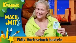 ✂️ Mini-Buch mit Fidi Fledermaus basteln | Ausmal- & Vorlesespa&szlig; f&uuml;r Kinder aus dem KiKA-Baumhaus