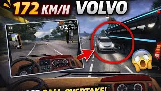 VOLVO BUS 172 KM/H! 😱 CLOSE CALL OVERTAKE | Bus Simulator Indonesia