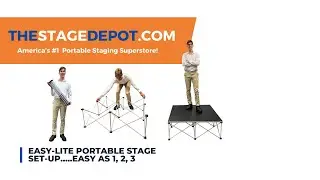 Stage Depot's Eazy-Lite Staging by Intellistage. Visit www.thestagedepot.com to purchase today!