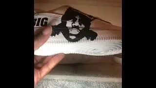 Custom sneakers white airforce one 1&rsquo;s #af1 #customsneaker #notoriousbig #customaf1