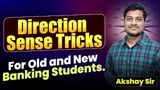 Target All Banking Exam | Direction Sense Test | For Old & New Banking Students | Exam Related Plan
