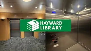 Basic OTIS Gen2 Traction Elevators- Hayward Public Library- Hayward, CA
