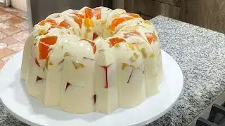 Gelatina de duraznos con tres leches | ALE DE NAVA
