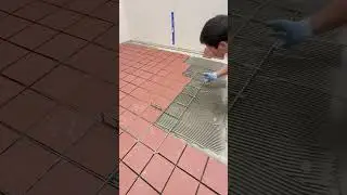 commercial kitchen tile flooring installation
