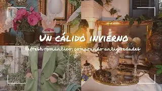 Un cálido invierno: Decoración romántica 🌹🦢| Comprando antigüedades| Ropa Vintage 👑.#vintage#outfit 