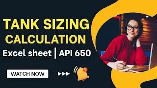Tank Sizing Calculation | API650 | Chemical Engineering | Process Design Engineering | PAYOS Academy