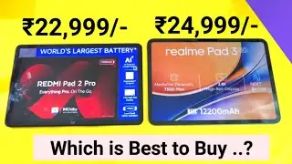 Realme Pad 3 vs Redmi Pad 2 Pro  Which Tablet to Buy 🚀🚀🔥🔥🔥🔥
