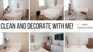 CLEAN & ORGANIZE WITH ME // BEDROOM TRANSFORMATION // Jessica Tull