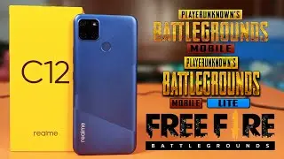 Realme C12 Gaming Test & Review | PUBG Mobile | PUBG Lite | Garena Free Fire