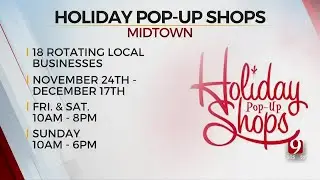 Midtown OKC Pop-Up Shops: Local Businesses, Christmas Trees & Hot Chocolate