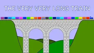 The Very Very Very Very Long Train | TRAIN SONG | @rainbowrabbitsongs | #rainbowrabbitsongs