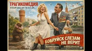 Мерелин Монро и Леонид Брежнев в фильме Бобруйск слезам не верит. Трагикомедия о любви  и деньгах .