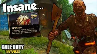 INFECTED is INSANE in COD WW2!! (Zombies in Multiplayer)