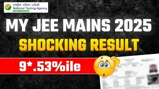 My Jee mains result 2025 | Honest Reaction 🤩 #jeemains #jee2025 #iitpreparation #jeeproblems #exam