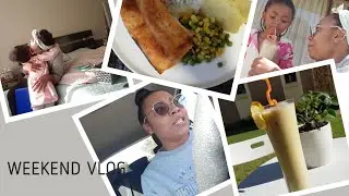 Weekend Vlog||Pick n Pay plug|Healthy Breakfast Smoothie |Unplaiting Lisa's Hair|Visitor