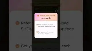shein referral gift card code