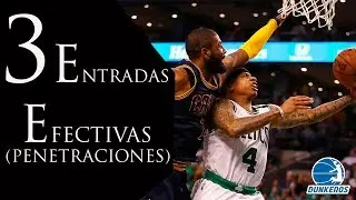 3 Entradas Mas Efectivas.  (penetraciones) BALONCESTO