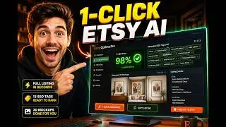 Etsy Optima Pro Complete Setup & User Guide 🚀 | 1-Click AI SEO Listings & 3D Mockups