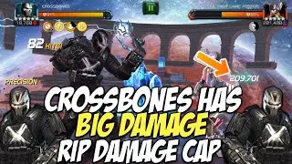 Crossbones Has Big Damage But How Practical Is It? | Rip Damage Cap | Marvel Contest Of Champions