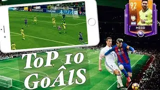 Top 10 BEST Goals by Lionel MESSI  |  FIFA MOBILE 19