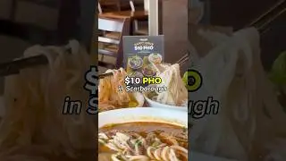 $10 pho during happy hour (2-5pm) in Scarborough! #foodie #pho #toronto #scarborough