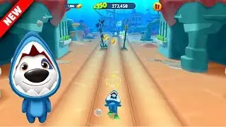 Chase the raccoon underwater! Talking Tom Gold Run