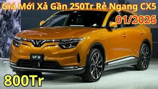 ✅Gi&aacute; Khuyến Mại Vinfast VF8 Th&aacute;ng 1/2026. Gi&aacute; Mới Xả Gần 250Tr Rẻ Ngang CX5, Tucson | Xegiatot24h