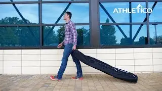 Сумка для сноуборда Athletico Conquest с мягкими колёсами &mdash; дорожная сумка для одного сноуборда и ботинок