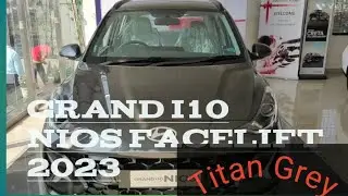 New Hyundai Grand i10 Nios Facelift. Titan Grey