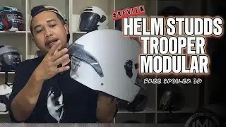 HELM STUDDS MODULAR SOLID + SPOILER