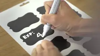 Handy Waterproof Native Spring Chalkboard Labels For Easy Organization Everywhere!