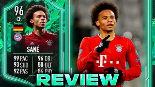 🌟&iexcl;DELANTERO 5 SKILLS! 🔥REVIEW SANE 96 METAMORFO💚 | FIFA 22 ULTIMATE TEAM 🎮⚽️