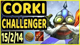 WOOLITE (CORKI) - 15/2/14 KDA CHALLENGER GAMEPLAY - EUW