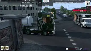 Euro truck simulator 2. Promods version 2.80 Calais/Stockholm